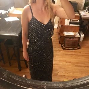 Adrianna Papell beaded gown